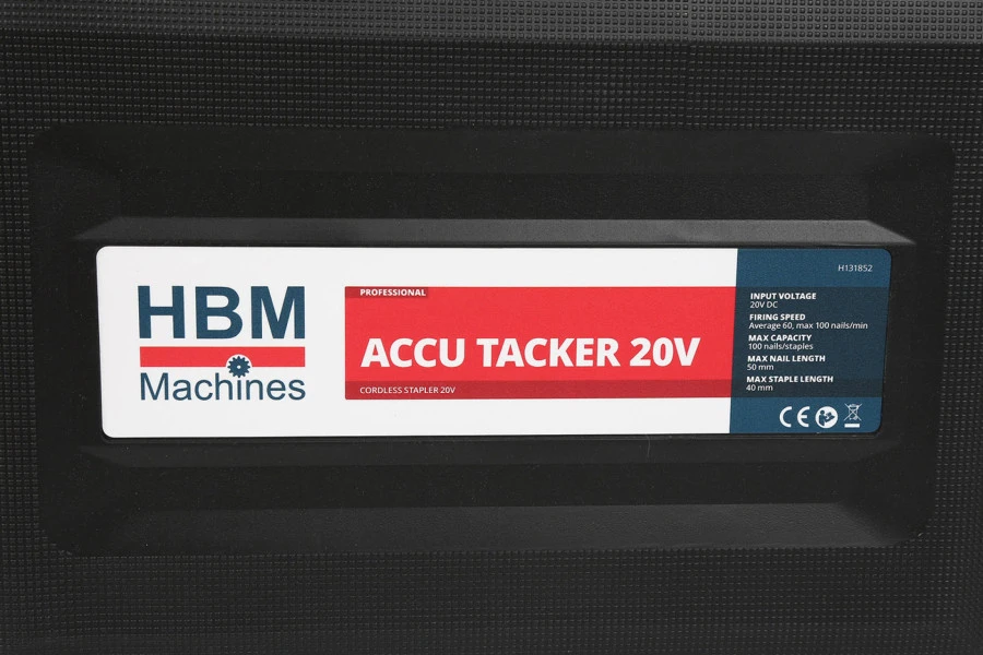 HBM Accu Tacker En Spijkerpistool 20 Volt Power20.5 8 HBM Accu Tacker En Spijkerpistool 20 Volt Power20.5 - Afbeelding 8