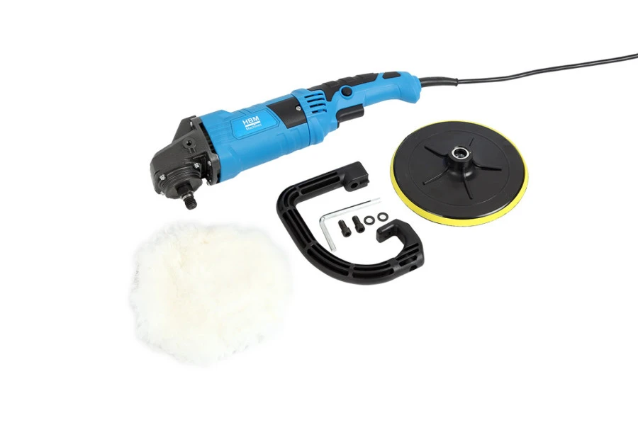 HBM 180 Mm Schuur En Polijstmachine 1200 Watt 2 HBM 180 Mm Schuur En Polijstmachine 1200 Watt - Afbeelding 2