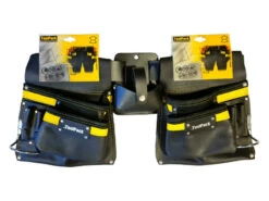 ToolPack Industriële Gereedschapsgordel, 2 Afneembare Holsters, Verstelbare Leren Riem, Metalen Gesp -Huishoudelijk Gereedschap Winkel h130686 5.jpg 1200x600 30a5aebc88