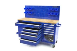 HBM Gereedschapswagen Met Achterwand, Houten Werkblad, 158 Cm, Blauw -Huishoudelijk Gereedschap Winkel hbm 013 100.jpg 1200x600 a919febc88