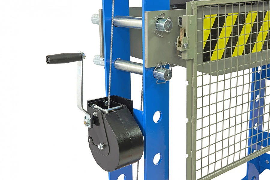 HBM 50 Ton Professionele Raamwerkpers, Werkplaatspers Met Veiligheidsrek 6 HBM 50 Ton Professionele Raamwerkpers, Werkplaatspers Met Veiligheidsrek - Afbeelding 6