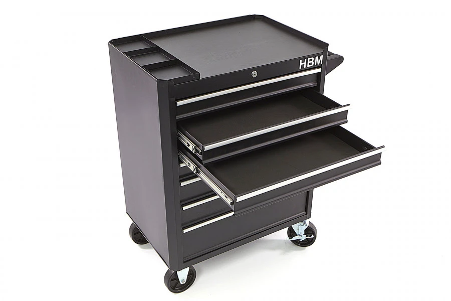 HBM Gereedschapswagen Met 7 Laden - 66 Cm - Zwart 7 HBM Gereedschapswagen Met 7 Laden - 66 Cm - Zwart - Afbeelding 7