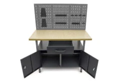 HBM Werkbank Met Deuren 120 X 60 X 145 Cm 14 HBM Werkbank Met Deuren 120 X 60 X 145 Cm -Huishoudelijk Gereedschap Winkel hbm 133 134.jpg 1200x600 1fe21ebc88