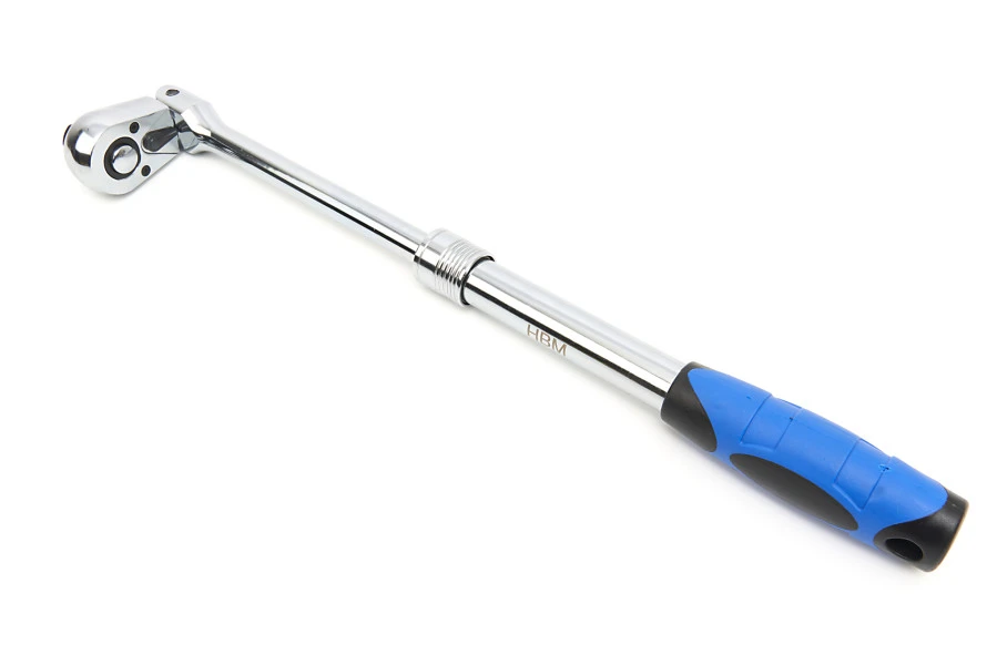 HBM 3 Delige Professionele Uitschuifbare Ratelset Met Kantelbare Koppen 3 HBM 3 Delige Professionele Uitschuifbare Ratelset Met Kantelbare Koppen - Afbeelding 3