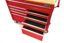 HBM Gereedschapswagen Met Houten Werkblad 117 Cm, Rood -Huishoudelijk Gereedschap Winkel hbm 264 24.jpg 1200x600 15784ebc88