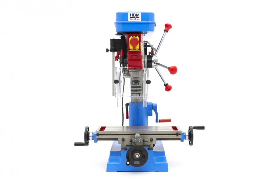 HBM 16 Boormachine / Freesmachine Met Beschermkap 1 HBM 16 Boormachine / Freesmachine Met Beschermkap